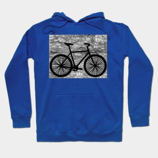 Bicycle Words Hoodie